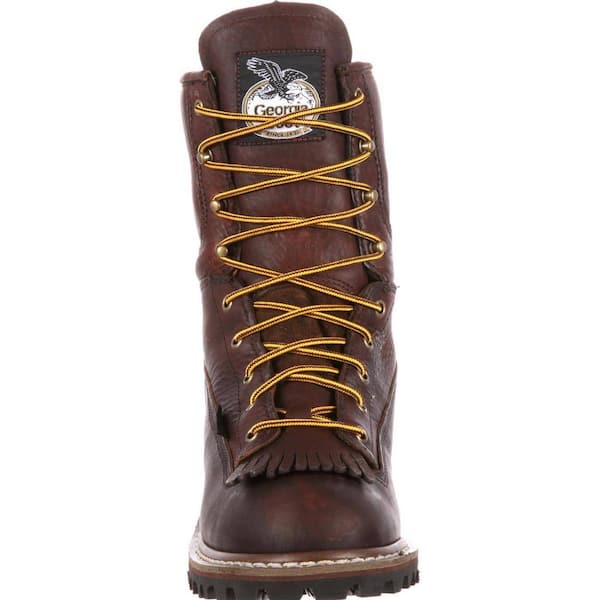 georgia steel toe waterproof logger boot