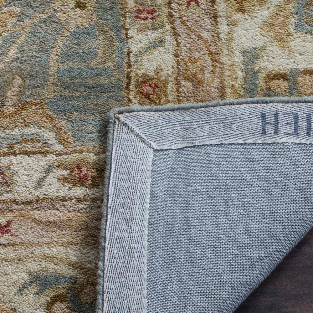 Handmade Blue Wool Tufted Persian Runner Rug