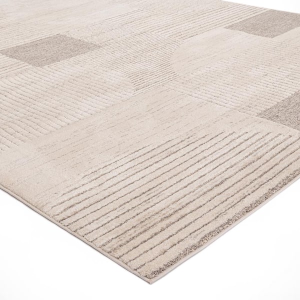 Concord Global Trading Retro Gray 5 ft. x 7 ft. Contemporary Concord Global Trading Retro Gray 5 ft. x 7 ft. Contemporary