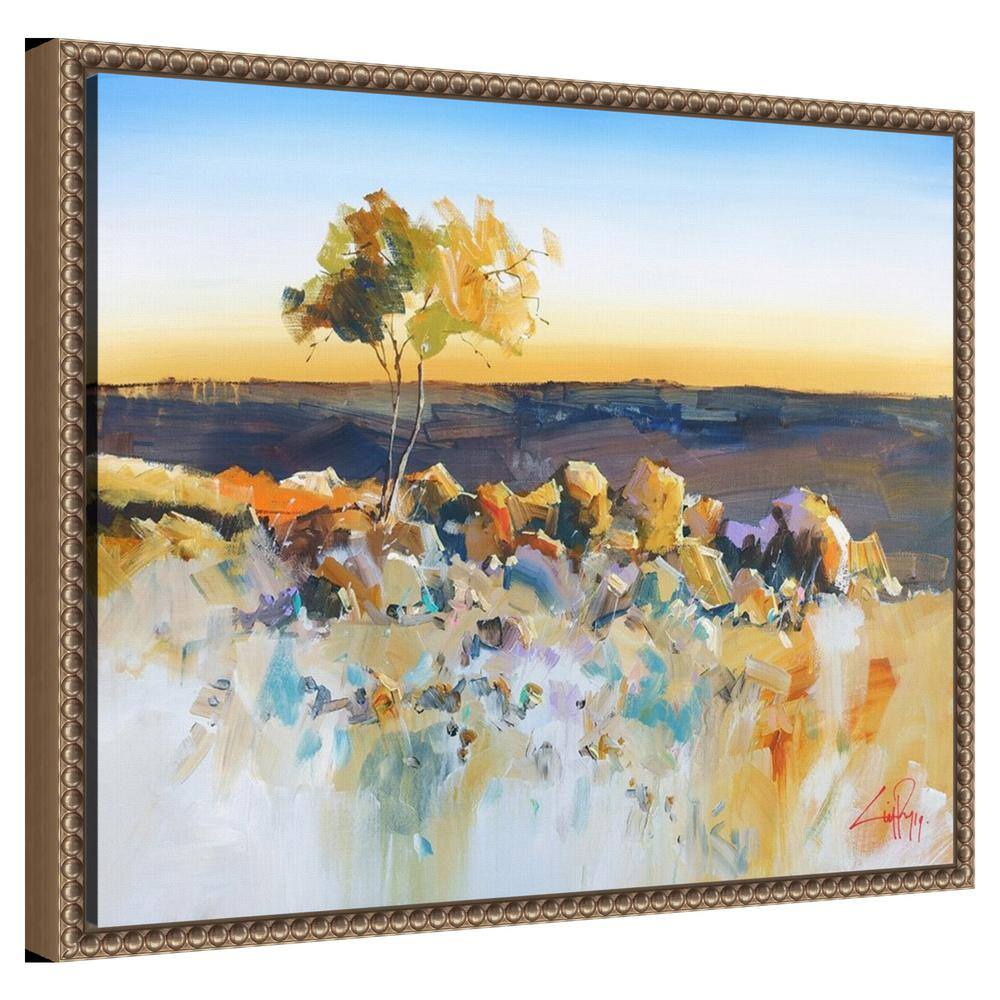 Amanti Art Silverton View Trees by Craig Trewin Penny Canvas Wall Art Print Framed 20 x 16-in.