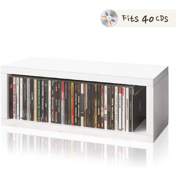 Stock Your Home Stackable DVD Storage Organizer & Media Home Storage B