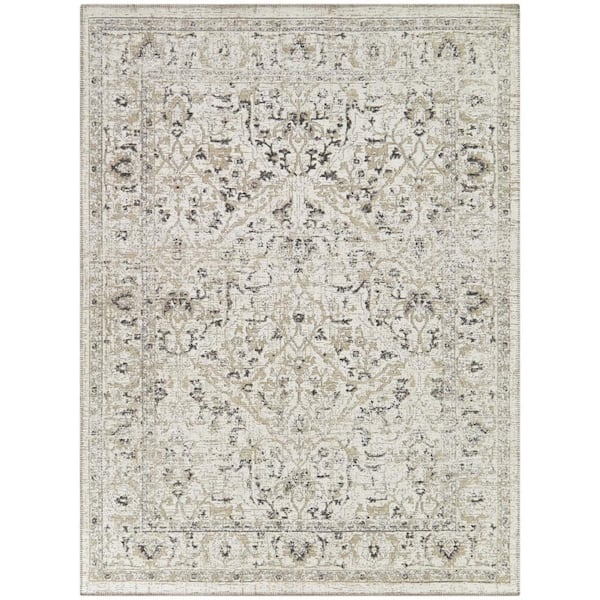 BALTA Kelleher Cream 5 ft. x 7 ft. Oriental Area Rug