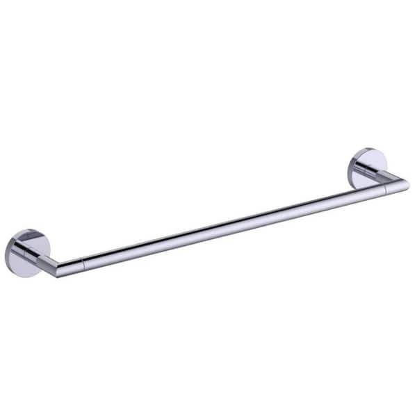 Arcadia 31.8 in. Polished Chrome Wall Mounted Towel Bar