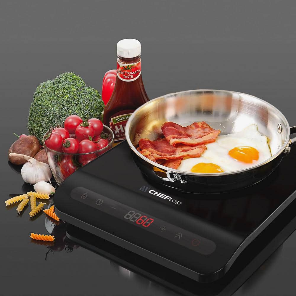 Cheftop Black Ceramic Single Burner Induction Cooktop