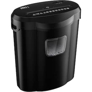 10-Sheet Auto Feed Cross Cut Paper Shredder with 5.2 gal. Bin, P-4 High Security Level in Black