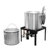 LOCO 60 qt. SureSpark Crawfish Boiler with Basket and Stand LCTSKSS60 - The  Home Depot