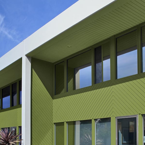 5 gal. #P360-7 Sassy Grass Satin Exterior Paint