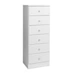 Prepac Astrid 6-Drawer White Chest WDBH-0401-1 - The Home Depot