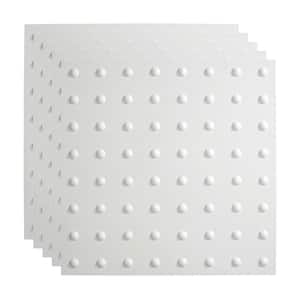 Dome 2 ft. x 2 ft. Matte White Lay-In Vinyl Ceiling Tile (20 sq. ft.)