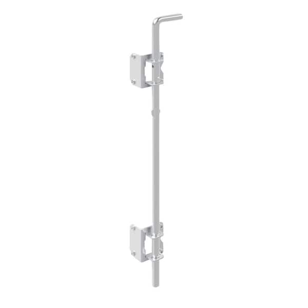 Barrette Outdoor Living 24.75 in. White Metal Heavy Duty Fence Drop Rod