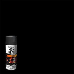 12 oz. High Heat Flat Black Protective Enamel Spray Paint (6-Pack)