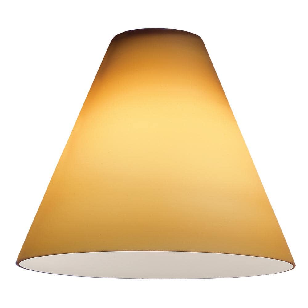 Amber Glass Pendant Shade with Inari Silk Finish