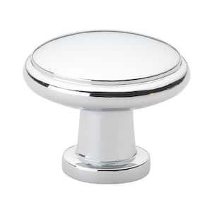 1-1/8 in. Dia Polished Chrome Round Ring Cabinet Knob (10-Pack)