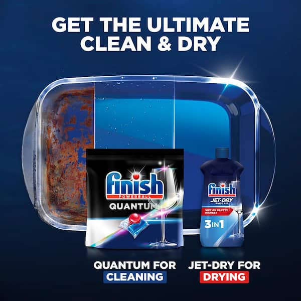 Finish Quantum Ultimate Plus Dishwasher Detergent, 88 Tablets