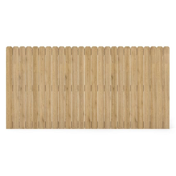 9/16 in. L x 5-1/2 in. W x 6 ft. H Wood Dog-Ear Fence Picket for Garden Fences (20-Pack)