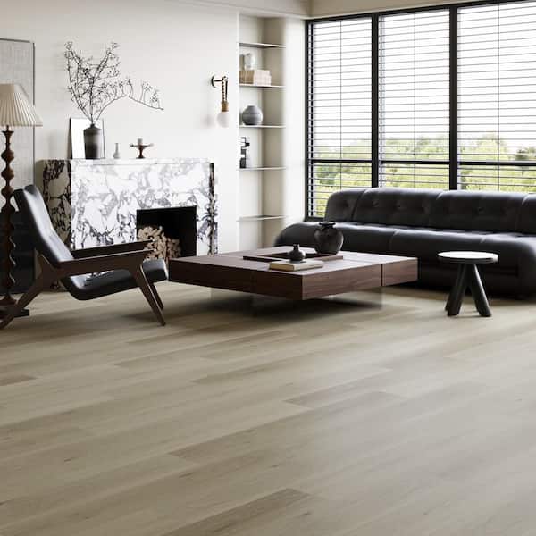 Brilliant Bryce 20 MIL x 7 in. W x 48 in. L Glue Down Waterproof Luxury Vinyl Plank Flooring 46.69 sq. ft. /Case