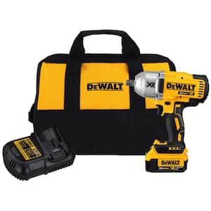 20-Volt MAX XR Cordless Brushless 1/2 in. High Torque Impact Wrench with Detent Pin Anvil, (1) 20-Volt 4.0Ah Battery