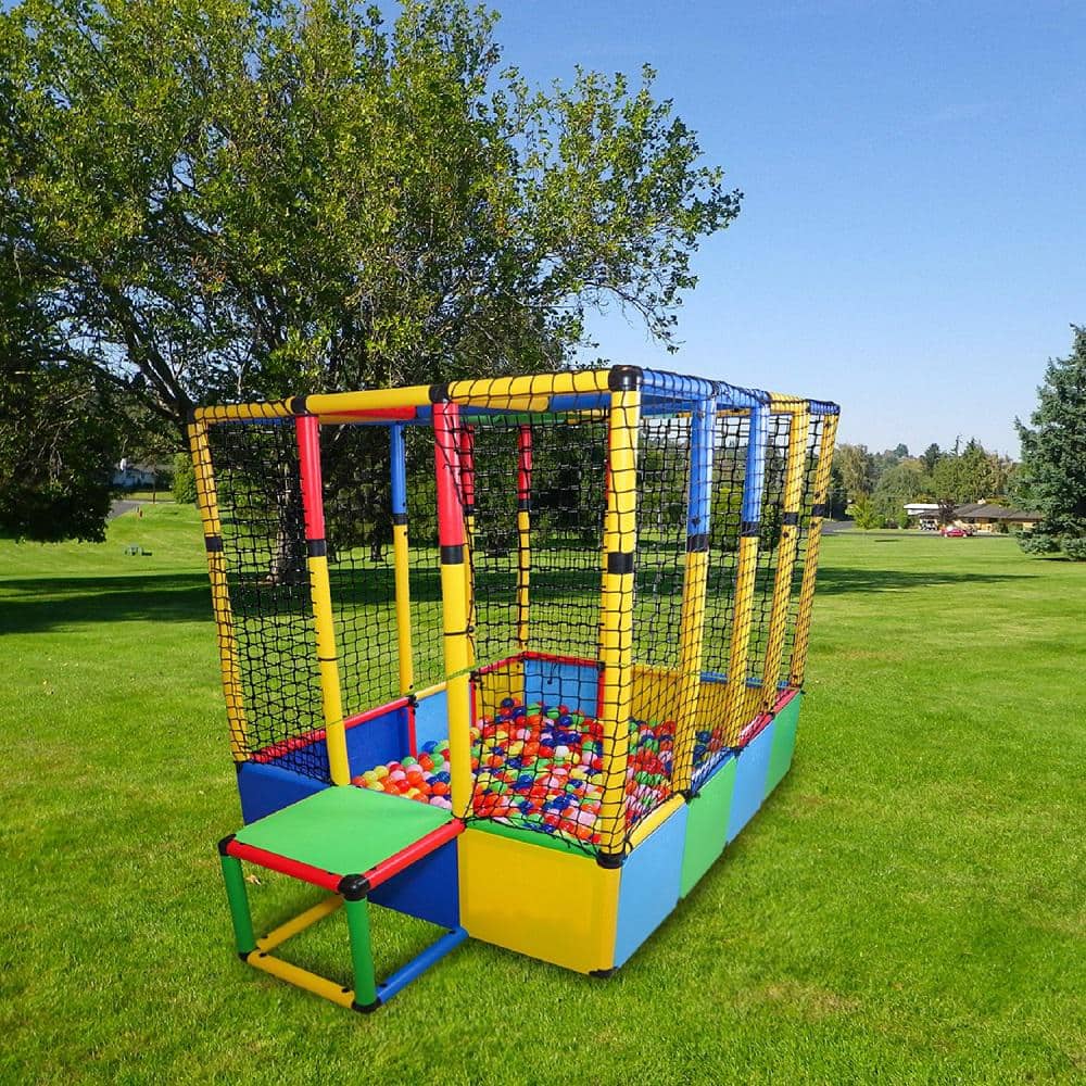 Colorful Plastic Buildable Ball Pit Play Set with Net