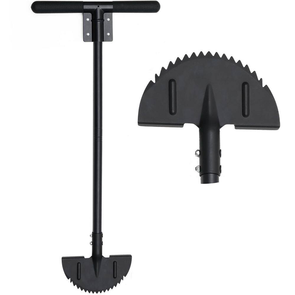 36 in. Edger Manual Grass Lawn Tool Steel Saw-Tooth Border Half Moon Shovel for Landscaping Sidewalk Garden price history on PriceWatchPro
