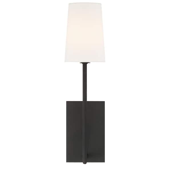 Lena 1-Light Black Forged Sconce