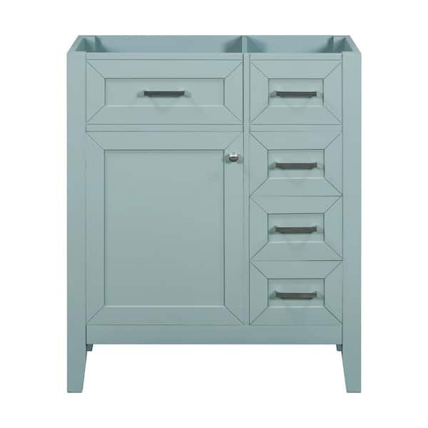 Virubi 30 in. Bath Vanity Cabinet without Top in Green