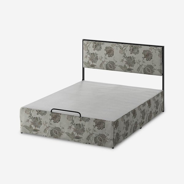 Nicky Modern 2 Piece Queen Bedroom Set with Metal Base-JACOBEAN
