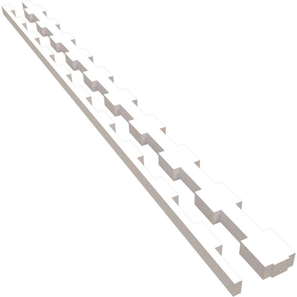 Midland 47 in. H x 1 in. W Slatwall Panels in PVC 30-Pack price history on PriceWatchPro