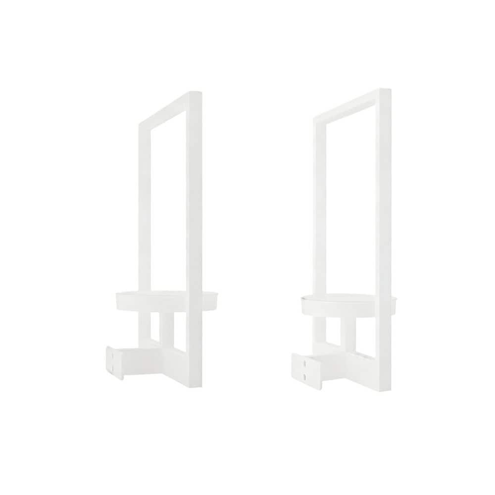 2-Pack Metal Hanging Plant (11.8 in. H W x 15.8 in. H) for Plants Wall Decor, Plant Hanger Window Plant Shelves, White price history on PriceWatchPro
