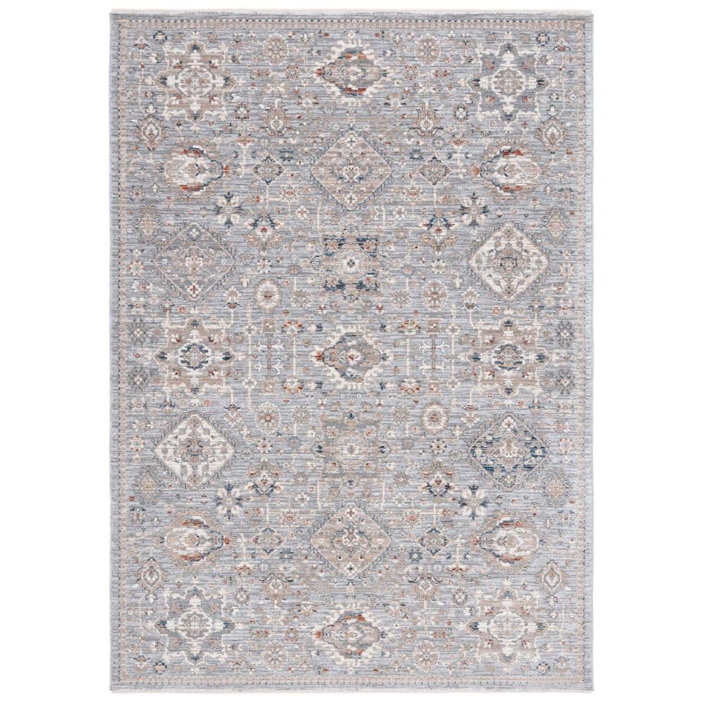 Harlow 4 ft. x 6 ft. Light Gray/Beige Blue Ornate Aztec Area Rug price history on PriceWatchPro