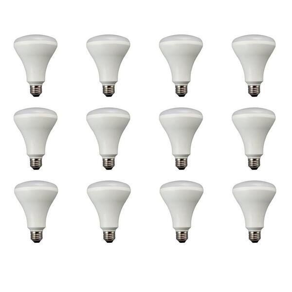 TCP 65W Equivalent Soft White BR30 Non Dimmable LED Flood Light Bulb (12-Pack)