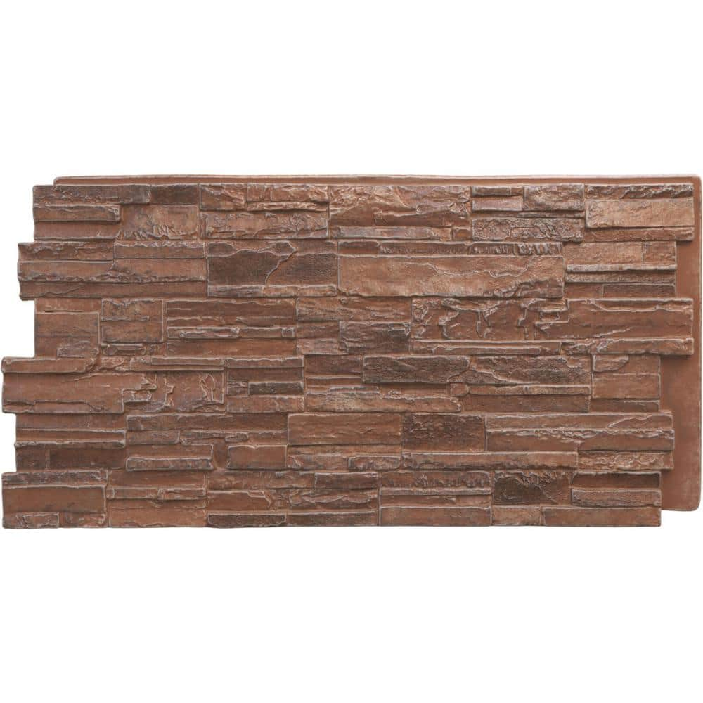 Ekena Millwork Cascade 48 5/8 in. x 1 1/4 in. York Town Stacked Stone ...