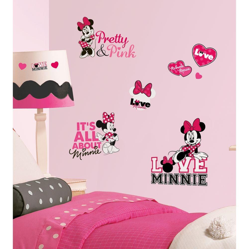 Roommates Wall Decals Hearts 180 Pink Red Removable Stickers Kid Bedroom Nursery
