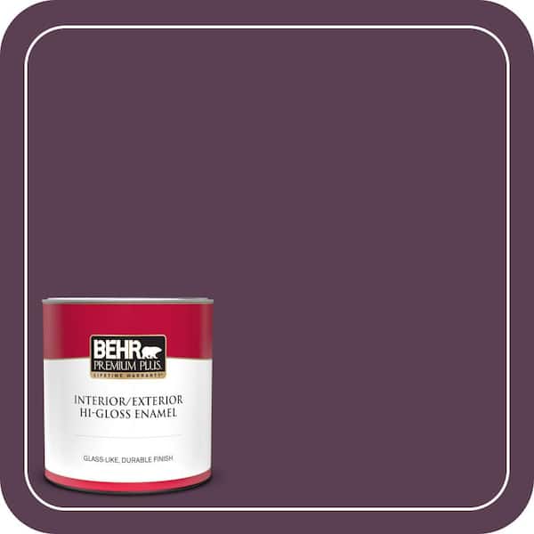 BEHR PREMIUM PLUS 1 qt. #PPU17-03 Vixen Hi-Gloss Enamel Interior/Exterior Paint & Primer