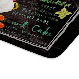 The Chef Romaine Rectangle Kitchen Mat 22in.x 35in.