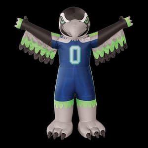 7 ft. Seattle Seahawks Holiday Inflatable Mascot