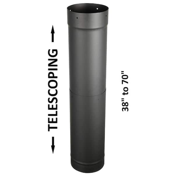 ALLFUEL HST AllFuel 6 in. x 38 in. Single Wall Telescoping 38 to
