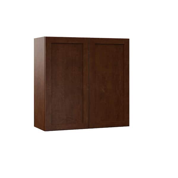 Hampton Bay Designer Series Soleste Assembled 30x30x12 in. Wall Kitchen Cabinet in Spice
