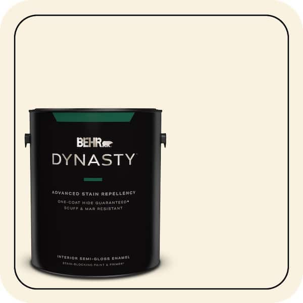 BEHR DYNASTY 1 gal. #M320-1 Painters Canvas Semi-Gloss Enamel Interior Stain-Blocking Paint & Primer