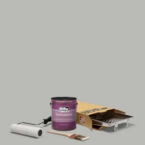 1 gal. #PPU18-11 Classic Silver Extra Durable Eggshell Enamel Int. Paint & 5-Piece Wooster Set All-in-One Project Kit