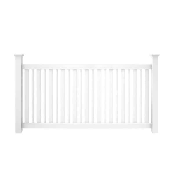 Lafayette 5-ft H x 8-ft W Black Steel Decorative Fence Panel