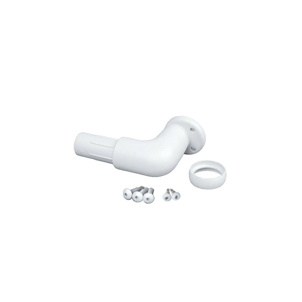 Continous Colar Westbury Westbury ADA Continuous Handrail Aluminum Wall Return - White ...