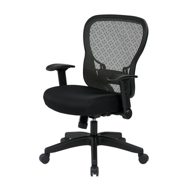 Office Star Products Deluxe R2 SpaceGrid Back Chair with Memory