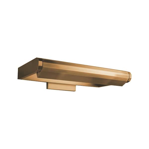 WAC Lighting Kent 17 in. Aged Brass LED Adjustable Picture Light, 3000K