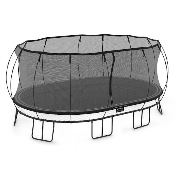Unbranded 12' x 19' Trampoline with Basketball and Ladder