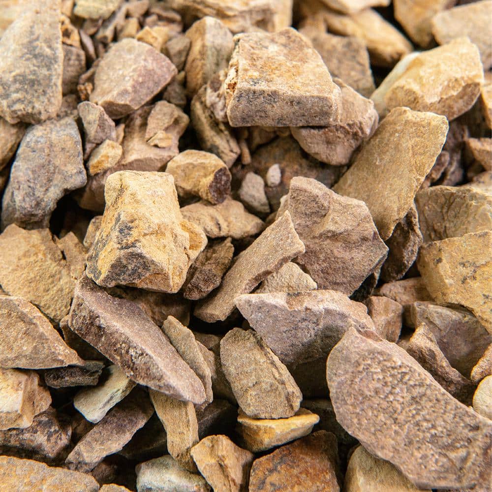 Natural Horse Creek Decorative Garden Stones, 20 lb Bag