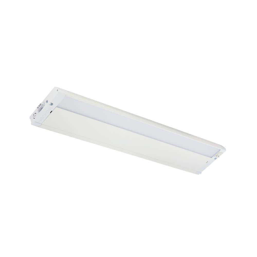 KICHLER 4U Series 22 in. 2700K LED Textured White Under Cabinet Light with  Frosted Diffuser 4U27K22WHT The Home Depot