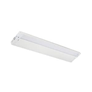 4U Series 22 in. 2700K LED Textured White Under Cabinet Light with Frosted Diffuser