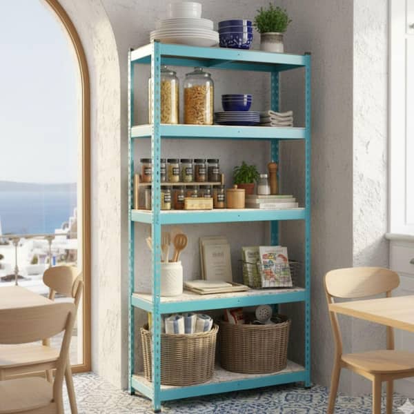 【新品】Magical Furniture / Truss Shelf AR SHELVING 5-Tier Powder-Coated Steel Household Shelving Unit in