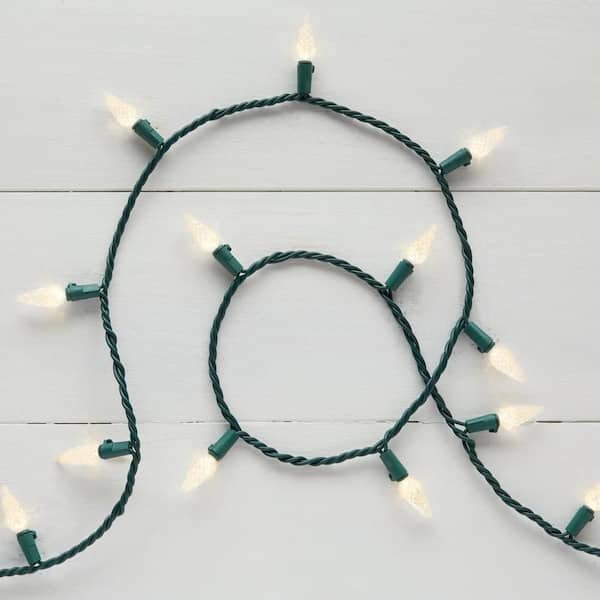 150 Count Warm White Faceted C6 LED Lights