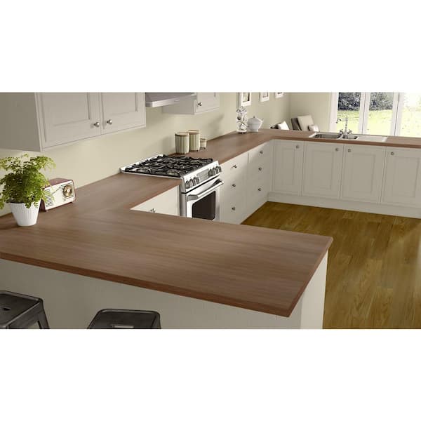 Wilsonart 7971K-12-350-48X096, Uptown Walnut Soft Grain Finish 4 ft. x 8  ft. Countertop Grade Laminate Sheet